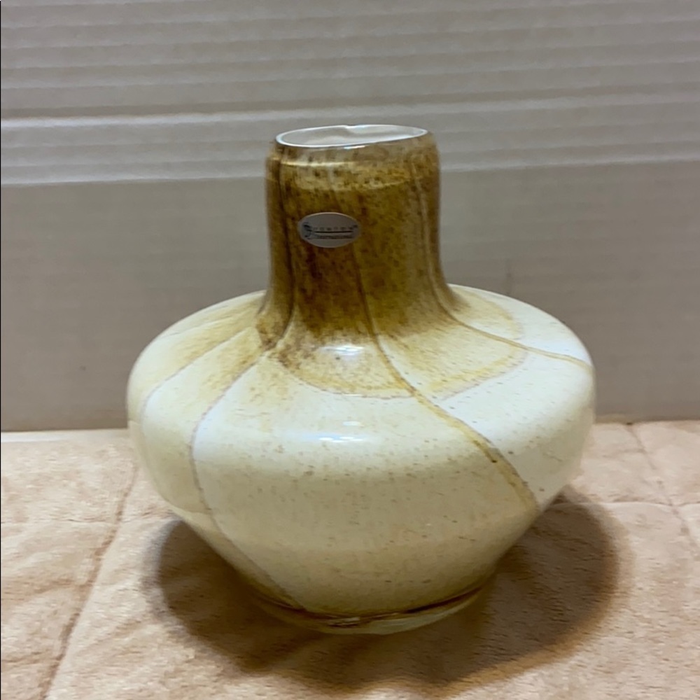 Fenton International Swirl Glass Vase rare